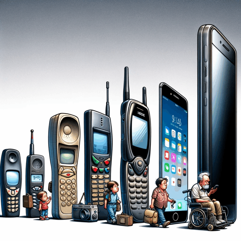 A Viagem Fantástica dos Smartphones: Do Tijolão ao 5G