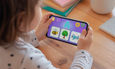 Jogo educativo para crianças aprender letras e palavras