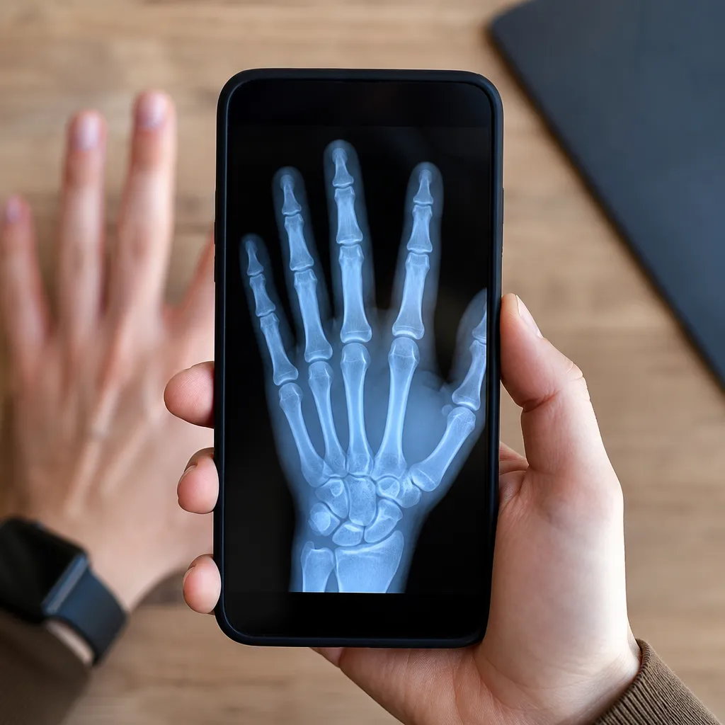 App Raio-X pela Câmera: Simule Exames no Celular